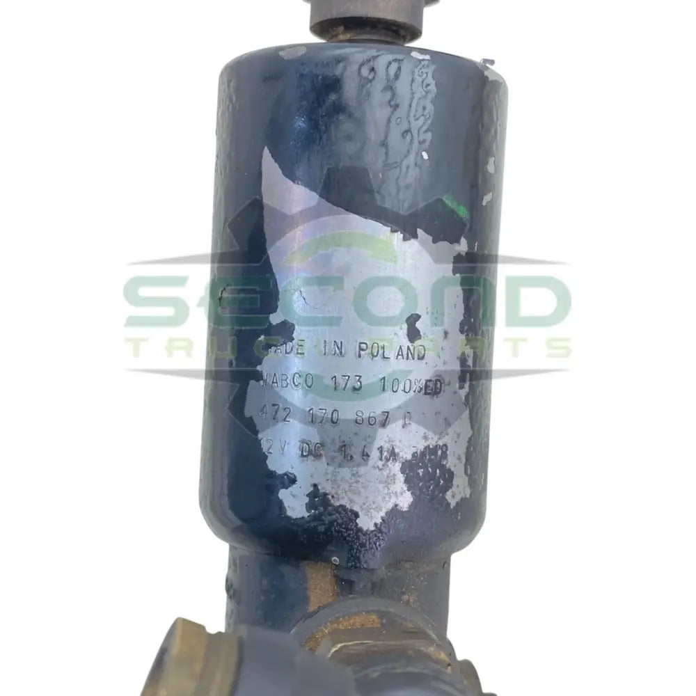 4721708670 Genuine Wabco Solenoid Valve Tractor Abs 12V - Second Truck Parts