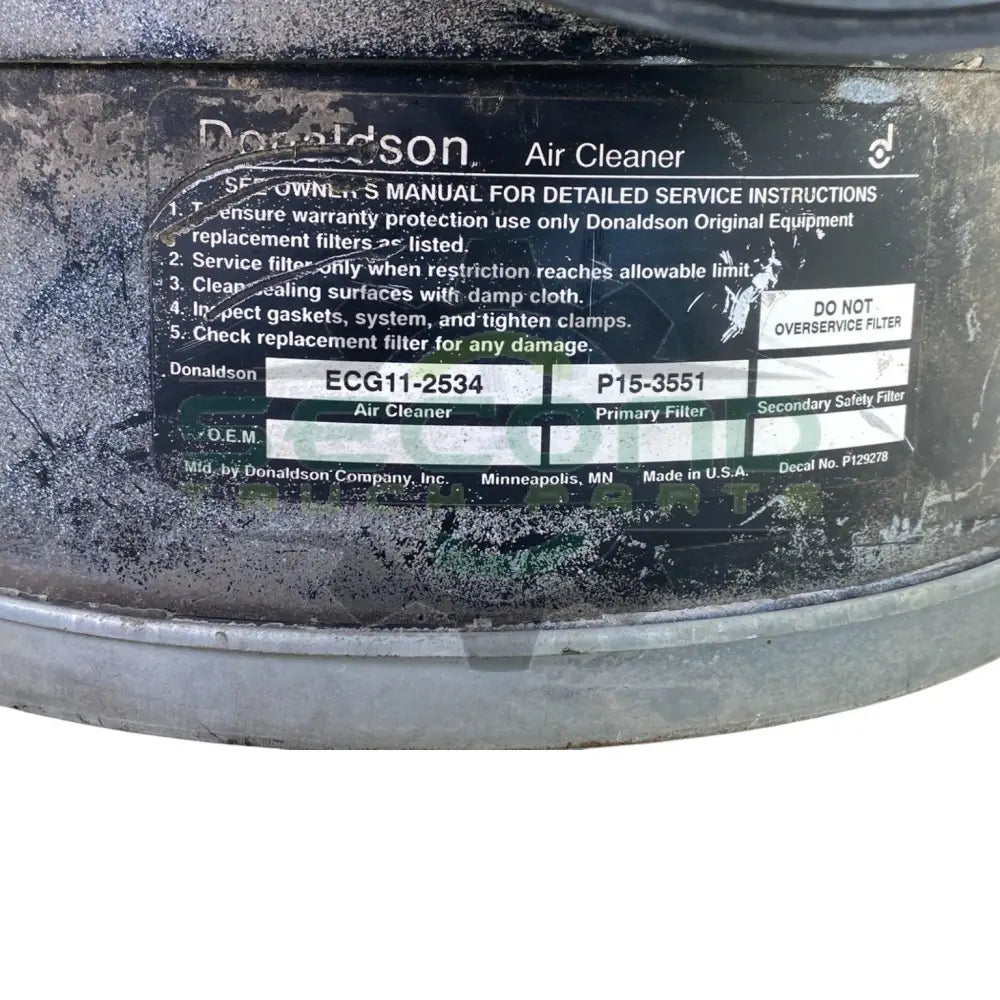 ECG11-2534 Genuine Western Star Air Cleaner - Second Truck Parts