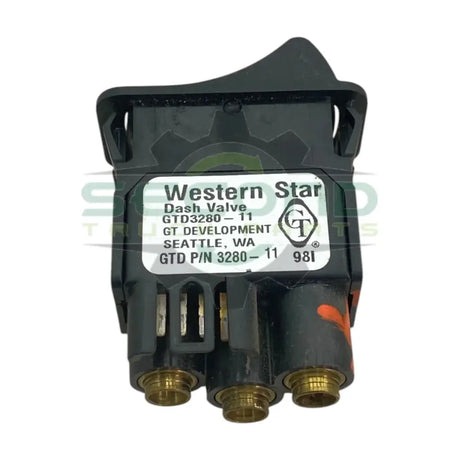 3280-11 Genuine Western Star Air Dash Switch - Second Truck Parts