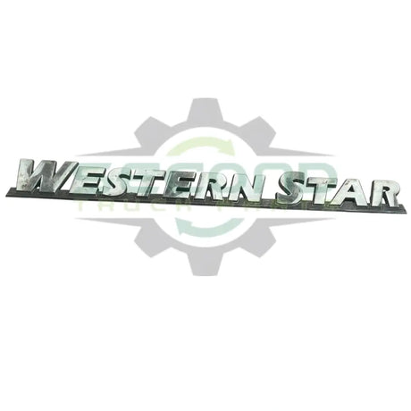 22-64093-000 Genuine Western Star Logo Name Plate - Second Truck Parts