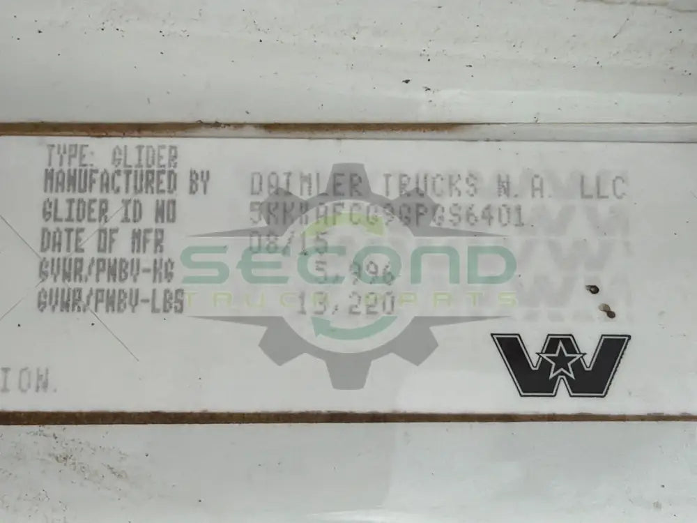 Genuine Western Star White Cab 4900SA - Cabs