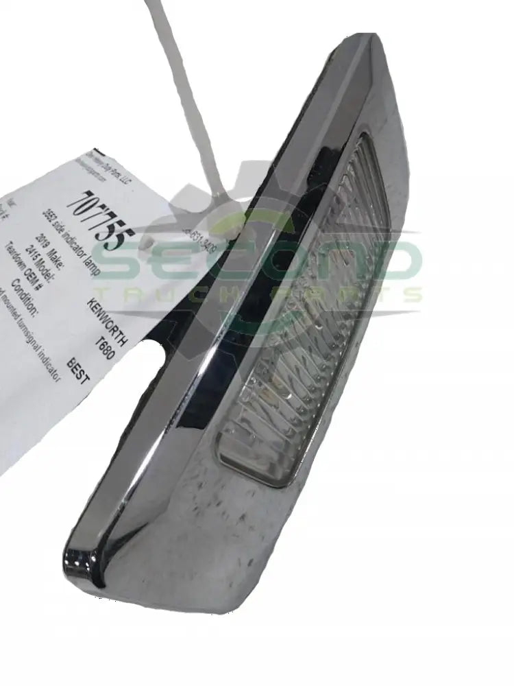 Hood KW T680 mounted turnsignal indicator OEM - Second Truck Parts