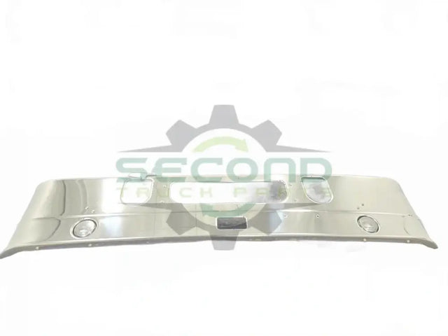 Mack CHU613 flush stainless 1 piece bumper with tow eye access and - Second Truck Parts