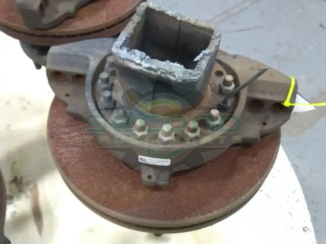 Meritor LH MT-40-14X front rear axle hub and spindle cutoff OEM - Second Truck Parts