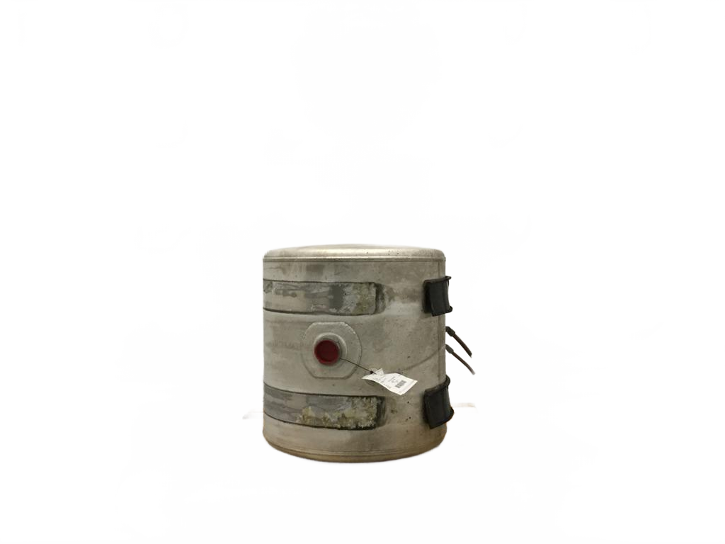 Aluminum RH Fuel Tank 25" x 27"50 gallon center filler neck with no - Second Truck Parts