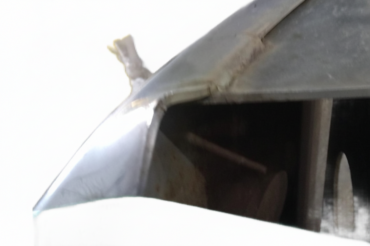 Mack Stainless steel bumper with tow hook holes OEM - Second Truck Parts