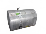 Mack RH aluminum D-shaped fuel tank measures 26" x 40" long with - Second Truck Parts