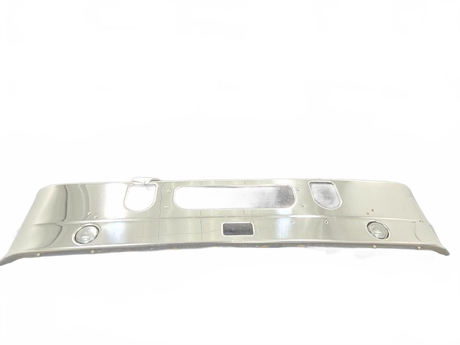 Mack CHU613 flush stainless 1 piece bumper with tow eye access and - Second Truck Parts