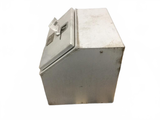 Chassis LH mounted Saddle Box Tool Box all metal OEM - Second Truck Parts