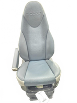 Volvo Grey and blue premium air ride seat OEM 24524612D4 - Second Truck Parts