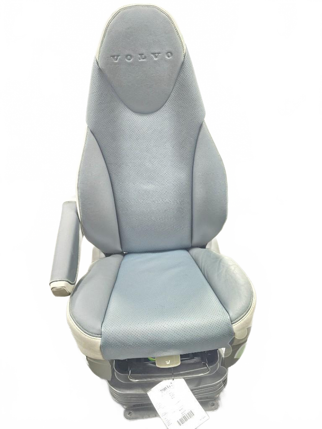 Volvo Grey and blue premium air ride seat OEM 24524612D4 - Second Truck Parts