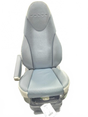 Volvo Grey and blue premium air ride seat OEM 24524612D4 - Second Truck Parts
