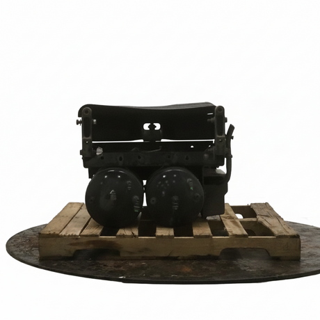 Under LH cab steel battery box with composite lid OEM - Second Truck Parts