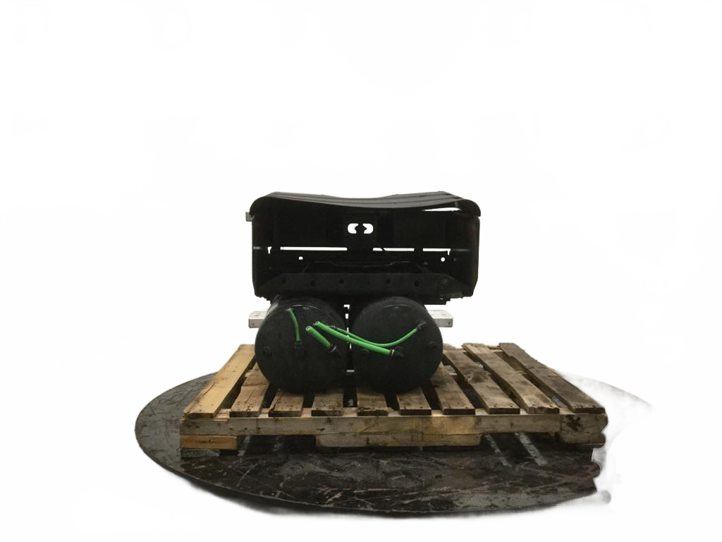 Ftl 14' Cascadia Steel Battery Box with composite lid x2 air tanks - Second Truck Parts