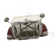 Groomed Pete387 hood with spot mirrors OEM - Second Truck Parts