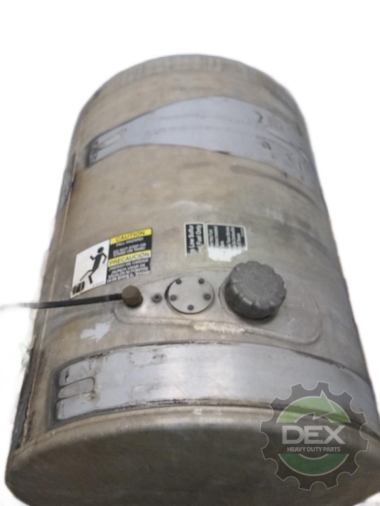 Volvo RH D aluminum fuel tank measures 26" x 31" 75 gallon with rear - Second Truck Parts