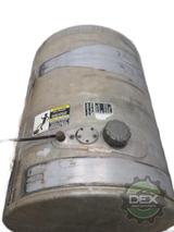 Volvo RH D aluminum fuel tank measures 26" x 31" 75 gallon with rear - Second Truck Parts