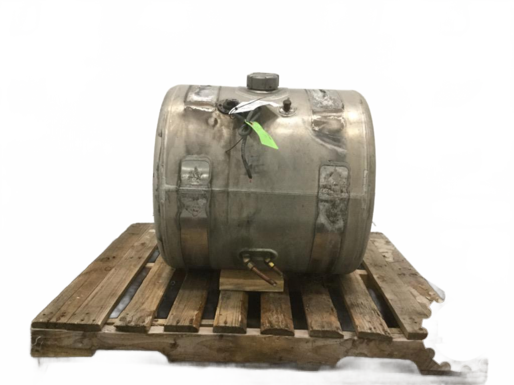 Aluminum LH fuel tank measures 25" x 26 " 50 gallon rear filler - Second Truck Parts