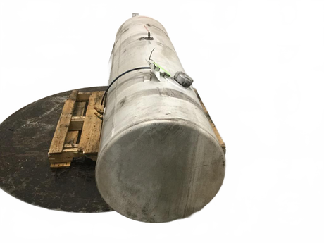 Aluminumfuel LH tank measures 25" x 88" 150 gallon front filler - Second Truck Parts