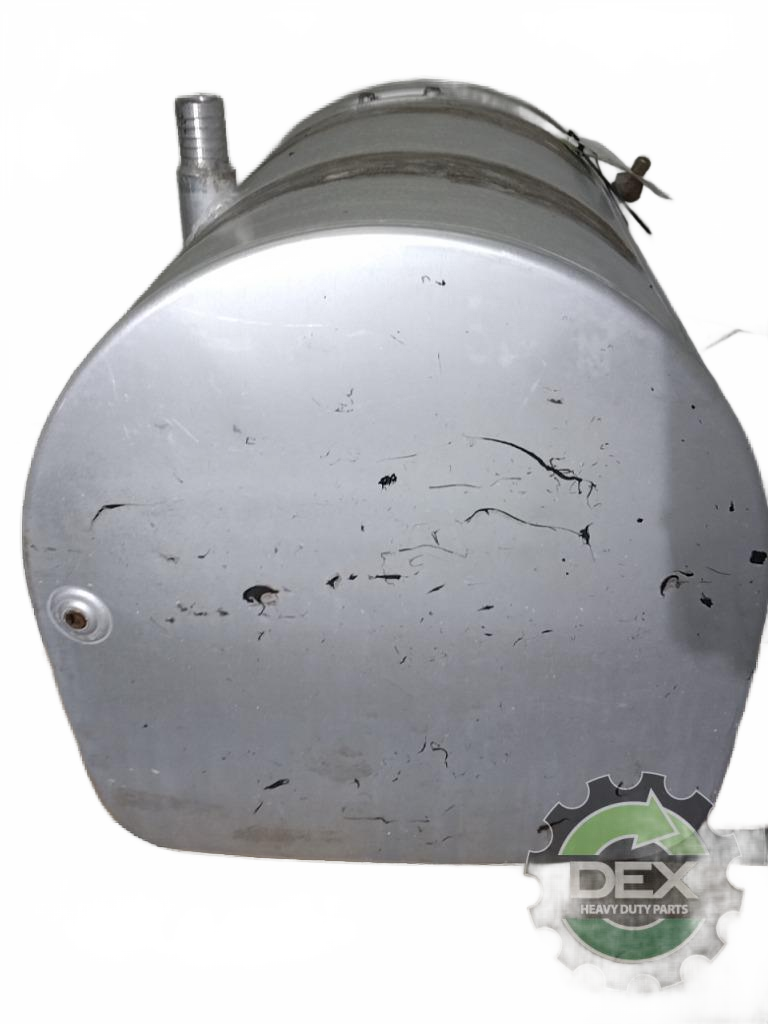 Mack RH D-Shaped aluminum fuel tank measures 26" x 40" 100 gallon - Second Truck Parts