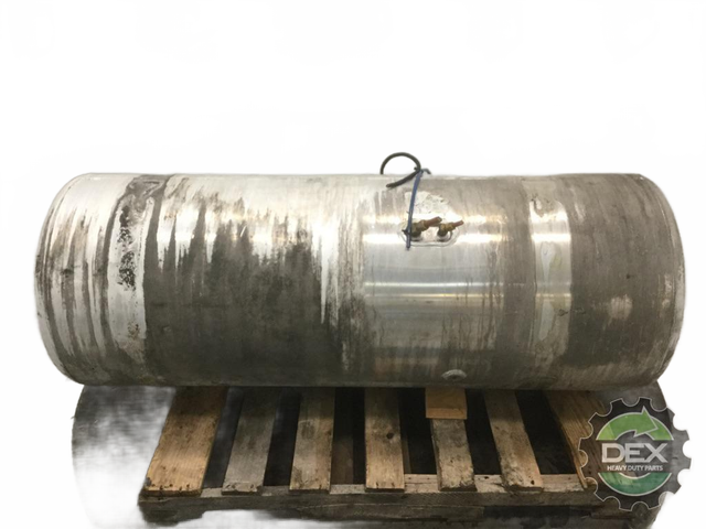 Aluminum LH fuel tank measures 25" x 60" 100 gallon with front - Second Truck Parts