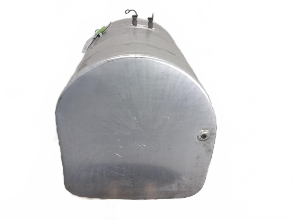 Mack RH aluminum D-shaped fuel tank measures 26" x 40" long with - Second Truck Parts