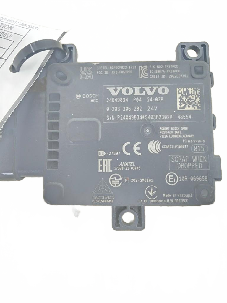Volvo Forward looking radar sensor OEM 24049834D7 - Second Truck Parts