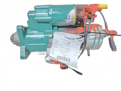 Volvo D13 US24 24 volt Melco 105P70 starter OEM 23483581D6 - Second Truck Parts