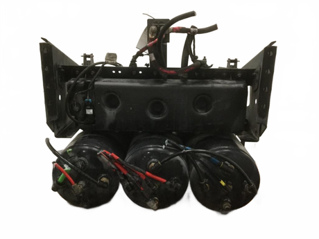 Volvo Complete steel battery box with x3 air tanks Shelf 21043167 DDD2 - Second Truck Parts