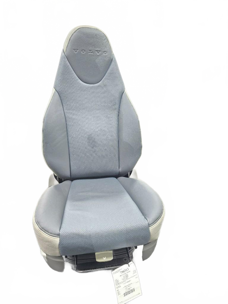 Volvo Grey and blue premium air ride seat OEM 24524612D3 - Second Truck Parts