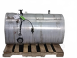 Aluminum LH Dshaped fuel tank measures 26" x 51" 125 gallon with - Second Truck Parts