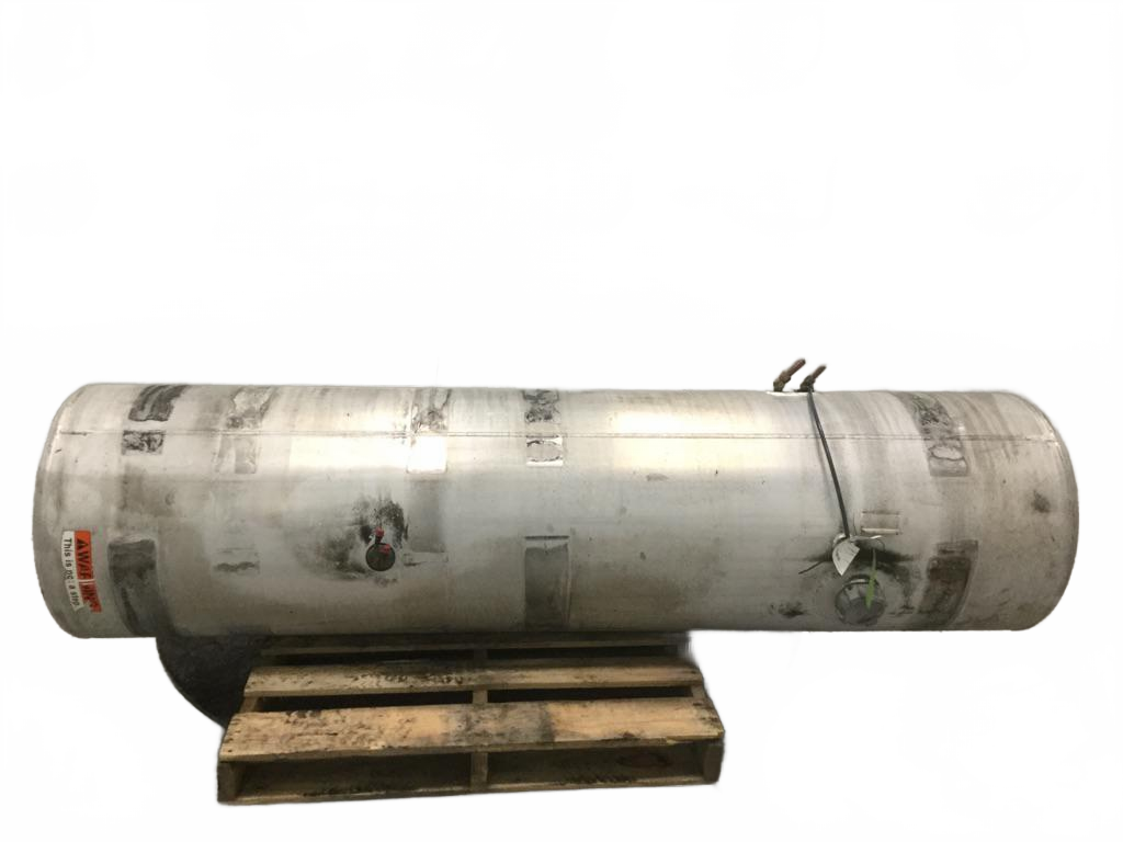Aluminumfuel RH tank measures 25" x 88" 150 gallon front filler - Second Truck Parts