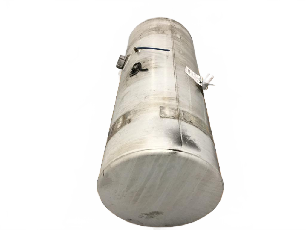 Aluminum RH fuel tank measures 24" x 59" 100 gallons OEM - Second Truck Parts