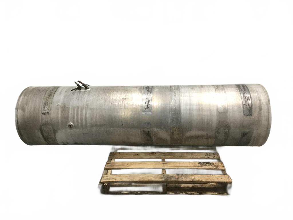 Aluminumfuel RH tank measures 25" x 88" 150 gallon front filler - Second Truck Parts