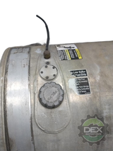Volvo RH D aluminum fuel tank measures 26" x 31" 75 gallon with rear - Second Truck Parts