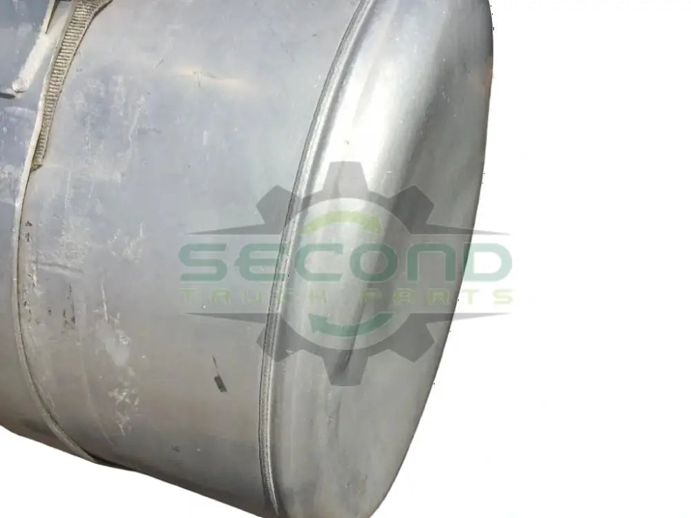 Pete LH 100 gallon polished aluminum fuel tank with straps OEM - Second Truck Parts
