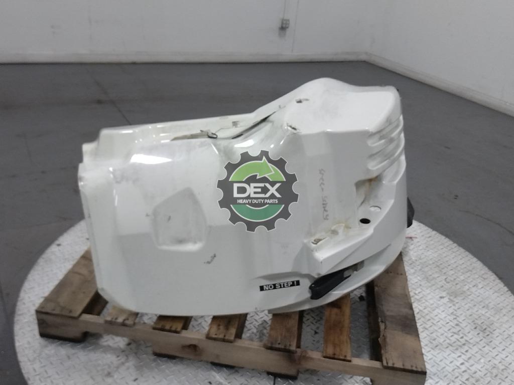 International 8600 LH front 1/4 fender with hood latch OEM