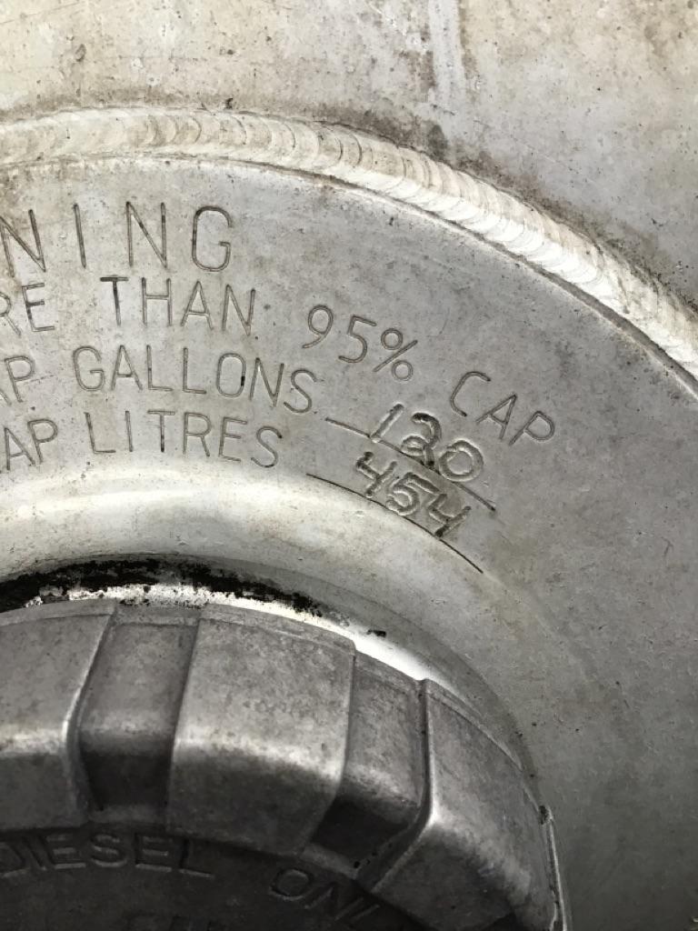 Aluminum KW 150 gallon fuel tank OEM - Second Truck Parts
