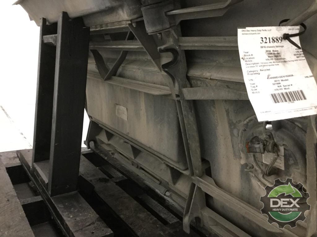 Volvo VNL RH front chassis fairing with latches and steps 72" with