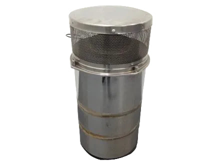 Pete 379 stainless air cleaner assembly OEM - Second Truck Parts
