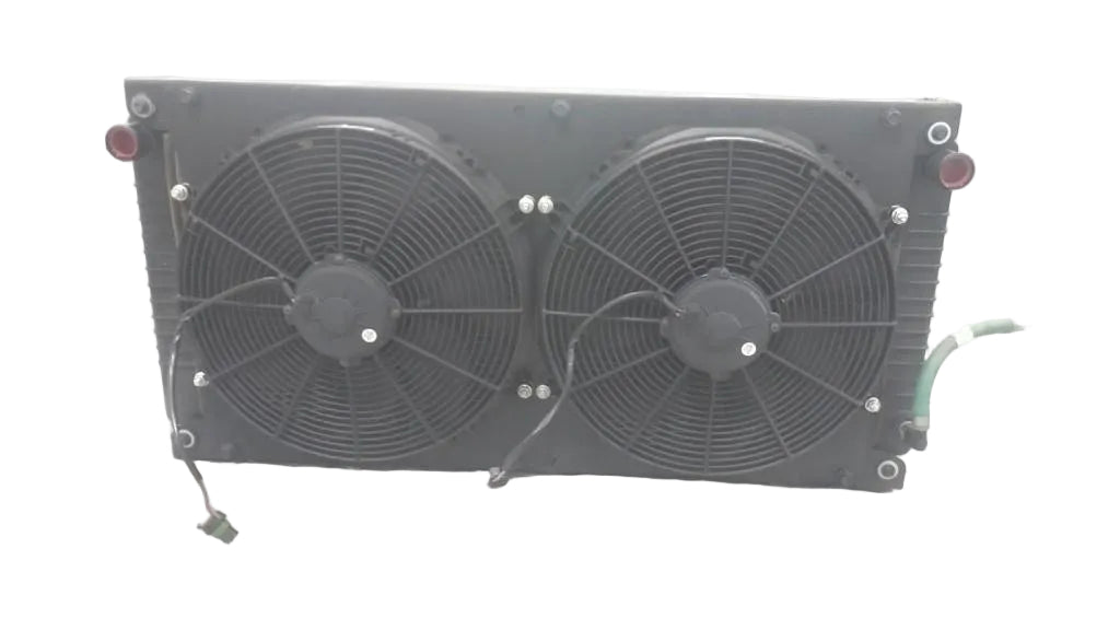 Mack MRU stantion mounted auxillary cooler with fans OEM 21199385 - Second Truck Parts