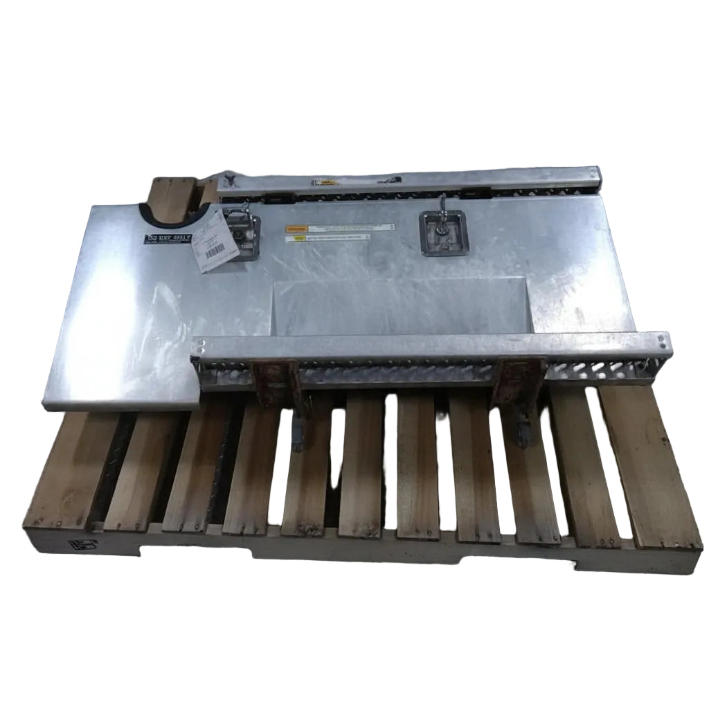 Mack TD LH cab steps / aluminum fairing assembly with def tank fill - Second Truck Parts