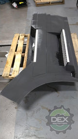 Volvo VNL LH front chassis fairing with latches and steps OEM 20577770