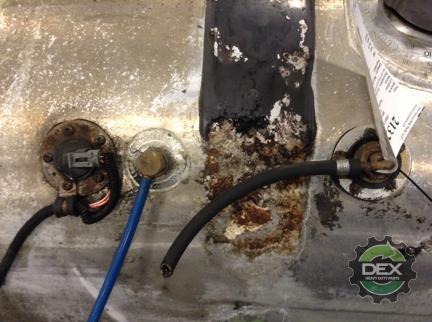 Freightliner 100 gallon aluminum fuel tank OEM DDD3