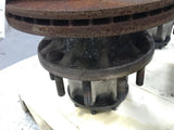 Meritor RH MT-40-14X front rear axle hub and spindle cutoff OEM - Second Truck Parts