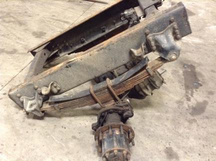 Freightliner Meritor 19 series complete single rear axle with leaf