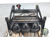 Volvo VNL760 frame mounted battery box with fairing brackets and air