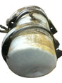 Pete LH 100 gallon polished aluminum fuel tank with straps OEM - Second Truck Parts