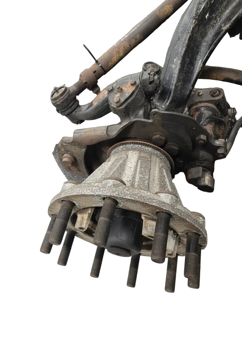 Meritor MFS12-143A steer axle assembly with taper leaf springs OEM - Second Truck Parts