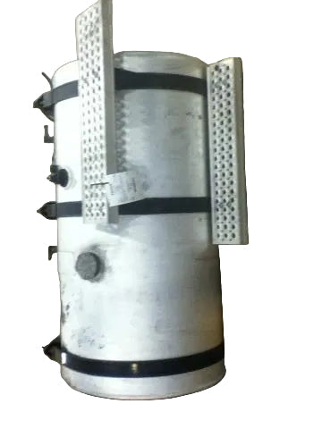 Aluminum RH 105 gallon fuel tank with steps OEM - Second Truck Parts